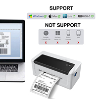 Imprimante thermique haute vitesse MHT-L1081 38-108mm 150 mm/s pour imprimante de bureau USB à papier à écart continu pour entreprise de facturation au détail