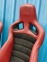 Accessoires de luxe pour voitures, siège Recaro en carbone d'origine, cuir PVC, confort de course, siège de voiture universel pour BMW E90 E92 E82