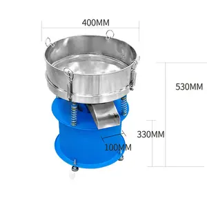 2023 Nova tela vibratória/equipamento de triagem química/tela vibratória rotativa