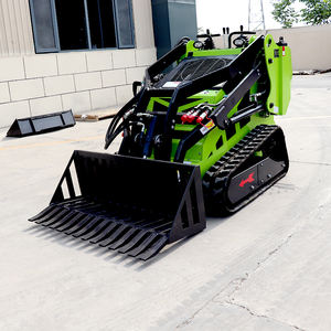 Mini-chargeuse compacte sur chenilles de 1100 kg à essence pour engins de construction, avec moteur Honda, pompe hydraulique, certifiée CE EPA - Product Image 3