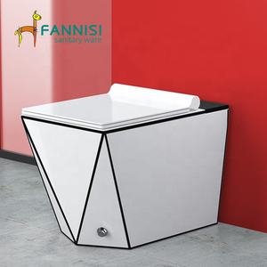 Inodoro eléctrico con forma de diamante, <span class=keywords><strong>sin</strong></span> tanque de agua, ropero de agua, color negro - Product Image 2