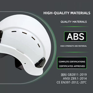 หมวกนิรภัยอุตสาหกรรม ABS พร้อมสายรัดคางแบบนุ่มสำหรับงานก่อสร้างและสถานที่ทำงาน - Product Image 6