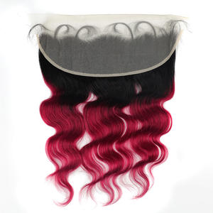 Paquetes de mezcla de cabello humano Paquetes de tejido de cabello humano sin procesar <span class=keywords><strong>2022</strong></span> Nuevo con cierre, tendencias de onda profunda de color teñido Ombre brasileño - Product Image 4