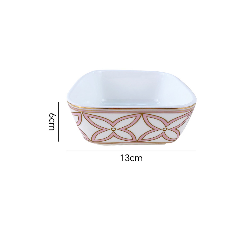 Powder square bowl