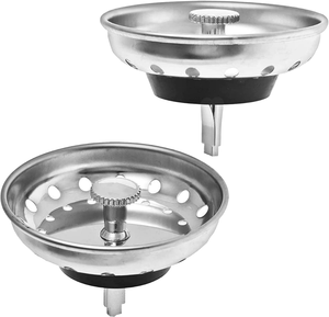 Évier de cuisine en acier inoxydable <span class=keywords><strong>Talea</strong></span>, style moderne, facile à installer, 3 pouces, finition polie, raccordement par compression, garantie 1 an - Product Image 1