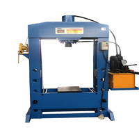 Poinçonneuse hydraulique 50t presse d'atelier hydraulique presseuse presse hydraulique électrique avec treuil