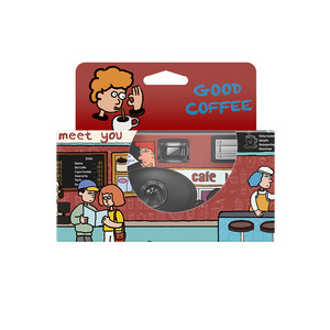 "Meet You" Illustrated Disposable Point and Shoot <strong>Camera</strong> <strong>Film</strong> <strong>Roll</strong> Color 24 Shots Disposable <strong>Film</strong> <strong>Camera</strong> - Product Image 2