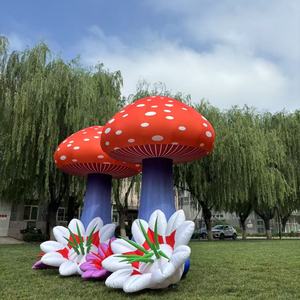 Sử dụng Wonderland chủ đề Đảng Inflatable Nấm và Hoa bóng bay với LED cho trang trí - Product Image 2