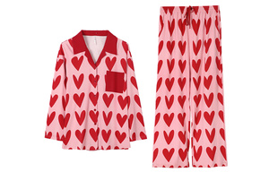 <span class=keywords><strong>Pigiama</strong></span> Autunnale da <span class=keywords><strong>Donna</strong></span> di Alta Qualità, Stile Cinese, Taglia Grande, Maniche Lunghe, Elastico in Vita, in <span class=keywords><strong>Cotone</strong></span> e Spandex, Traspirante e Morbido - Product Image 6