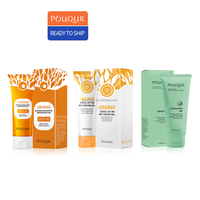 Gel exfoliant POUQUR, hydratant, nettoyant, éliminant les peaux mortes, gel nettoyant pour le visage, soin du corps, gel exfoliant OEM 100g