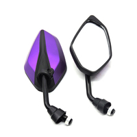 Rétroviseur latéral de moto scooter SH-2527 en aluminium, pentagone, réglable, convexe, rétroviseur arrière, garantie 1 an