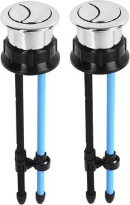 Bouton de <span class=keywords><strong>chasse</strong></span> <span class=keywords><strong>d</strong></span>'<span class=keywords><strong>eau</strong></span> double pression pour réservoir de toilettes, filetage 38mm, bouton <span class=keywords><strong>poussoir</strong></span> supérieur pour toilettes, idéal pour les femmes aux ongles longs - Product Image 2