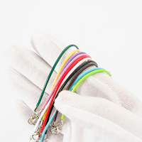 Cordon porte-clés couleur bonbon avec mousqueton en gros pour loisirs créatifs, breloques de sac, accessoires de sac à main, porte-clés