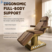 Fauteuil de traitement électrique réglable pour salon de beauté, lit de soin, table de massage spa, lit pour extensions de cils, chaise d'esthéticienne