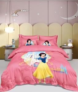 Natural-Colored Eco-Cotton Printed Cartoon Bedsheet Set 3pcs 4pcs Kids Comforter Cover and Flat <strong>Sheet</strong> for Home or Hotel Use - Product Image 2