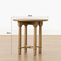 Table basse rétro Wabi-Sabi Country américaine Console d'angle en bois massif pour hôtel appartement salon Tables console