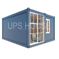 Nouveau style 2026 – Conteneur maritime de 40 pieds de marque UPS, style Shandong Standard, plat, respirant, pour hôtel moderne, résistant aux tremblements de terre, au vent et au feu