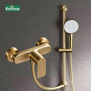 Grifo Mezclador de Latón de una Sola Palanca con Caño Giratorio, Estilo Simple, Grifo de Latón para Agua Fría y Caliente con Disco Cerámico Ahorrador de Agua para Baño - Product Image 1