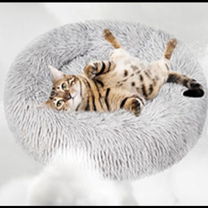 Cama para Mascotas Oden Bolster Plush Donut, Cama Suave y Relajante para Perros y Gatos, Cojín Redondo Acogedor con Borde Elevado - Product Image 5