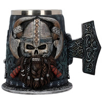 Verre à vin créatif en acier inoxydable, mug Game of Thrones, mug à bière gaufré, grande capacité 501-600 ml, gobelet à whisky