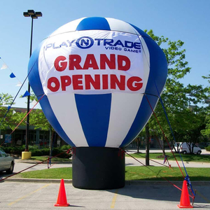 Ballon publicitaire gonflable Aero Outdoor, modèle en tissu Oxford, ballon à air chaud suspendu pour exposition - Product Image 1