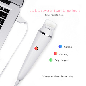 Limpiador Facial Eléctrico 4 en 1 Sónico para Exfoliar Puntos Negros, Cuidado de la Piel con Spa en Casa, Masaje para Tensar la Piel del Nariz, Color Negro - Product Image 5