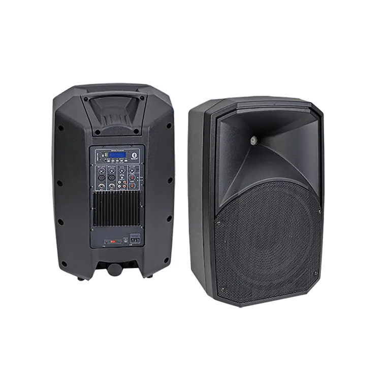 Facfory Speaker PA portabel RMS250W Tiongkok 10 inci pengeras suara kotak plastik 15 kabel listrik 250W kotak Speaker plastik kosong