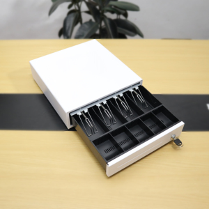 Cajón <span class=keywords><strong>de</strong></span> efectivo personalizado y económico <span class=keywords><strong>de</strong></span> la marca SPRT con 5 compartimentos para billetes y 8 para monedas, mecanismo <span class=keywords><strong>de</strong></span> rodillos y cerradura con llave para tiendas minoristas, ideal para venta al por mayor. - Product Image 6