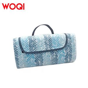 Tappeto da Picnic impermeabile WOQI all'ingrosso personalizzato all'aperto pieghevole grande spiaggia campeggio - Product Image 5
