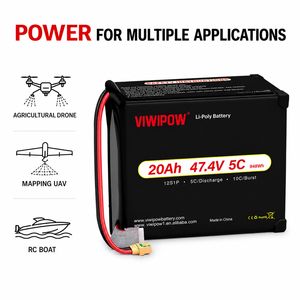 Batterie semi-solide pour drone 280Wh/kg 20Ah 47.4V 6S 10C 600 cycles longue durée pour UAV - Product Image 6