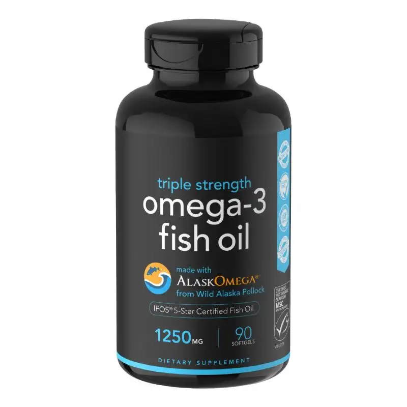 Top Private Label ingredienti vegani di qualità riempitivi Zero Omega 3 capsule di olio di pesce