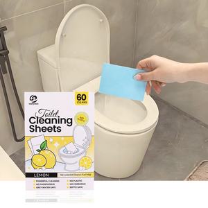 Feuilles nettoyantes pour toilettes à forte mousse, écologiques, sans danger pour les fosses septiques, éliminent les taches, feuilles nettoyantes naturelles pour cuvette de toilettes - Product Image 5