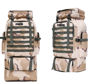 80L BPL08 C3ความจุขนาดใหญ่ของผู้ชายผู้หญิงกระเป๋าเดินป่าตั้งแคมป์กลางแจ้งกีฬาเดินป่ากันน้ำได้ยุทธวิธีการตั้งแคมป์การวิ่ง - Product Image 2