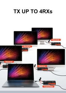 Nuevo Sistema de Transmisión de Video Inalámbrico HD con Transmisor y Receptor, 1080P, para Computadoras Portátiles y de Escritorio a Proyector - Product Image 2