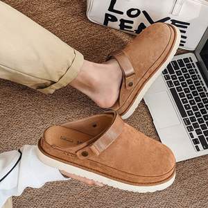 <span class=keywords><strong>Sandales</strong></span> d'hiver confortables en peau de mouton à semelle épaisse <span class=keywords><strong>UGG</strong></span>, vente en gros d'usine, haute qualité, pour couple - Product Image 5