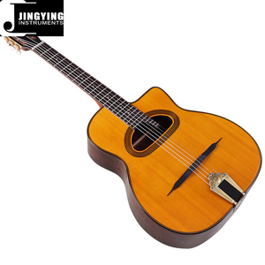 Jingying Music Guitare professionnelle en bois, Gypsy 41 pouces 6-string Spruce Veneer Top Folk <span class=keywords><strong>Guitar</strong></span> Orange Big Mouth Acoustic <span class=keywords><strong>Guitar</strong></span> - Product Image 3