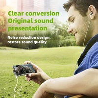 Type c à 3.5mm Audio Casque Musique Écoute Appel Vocal Carte Son Live Streaming Convertisseur Jack