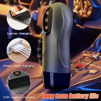 Masturbateur masculin électrique automatique avec fonctions de poussée, rotation et succion, Godet rotatif pour masturbation masculine, Jouets sexuels pour hommes