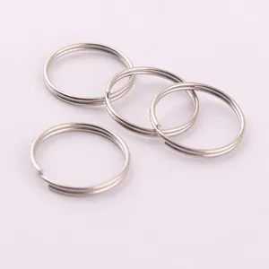 Cheap Price 16mm Small Metal Round Split Key Ring Keychain Double Key Ring
