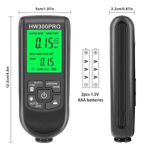 HW-300PRO alta precisão 0-2000UM digital anti-derrapante filme espessura testador - Product Image 4