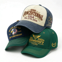 Gorras de Béisbol Personalizadas con Bordado, de Sarga Lavada y Desgastada, de 6 Paneles, Estructuradas, con Visera Curva, Estilo Dad Hat, para Venta al por Mayor con Logotipo Personalizado