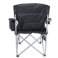 Chaise pliante de camping moderne et portable fauteuil pliable avec porte-gobelet poche latérale et dossier pour le camping