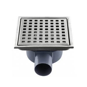 Accessoires sanitaires et <span class=keywords><strong>de</strong></span> salle <span class=keywords><strong>de</strong></span> bain en acier inoxydable 304 <span class=keywords><strong>de</strong></span> 150x150mm, design <span class=keywords><strong>grille</strong></span> durable, drain <span class=keywords><strong>de</strong></span> sol, directement <span class=keywords><strong>de</strong></span> l'usine moderne - Product Image 1