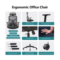 Chaise de bureau ergonomique à dossier mi-haut en cuir PU pivotante en acier inoxydable pour visiteurs - Vente en gros