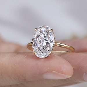 สร้อยคอเพชรทรงรี 18K รุ่น MSR-2218 จาก Messi Jewelry Customized - Product Image 2
