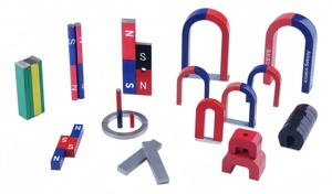 <span class=keywords><strong>Aimant</strong></span> alnico <span class=keywords><strong>rouge</strong></span> bleu pour école, magnet éducatif - Product Image 3