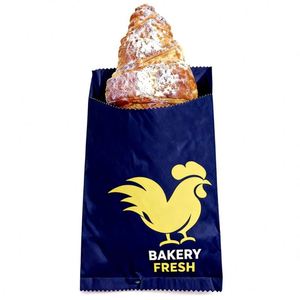 Customized Waterproof Greaseproof Food Grade Recyclable Kraft Paper <b>Bags</b> Logo Printing Shoulder Strap for <b>Frozen</b>/Fry/Bakery Food - Product Image 4