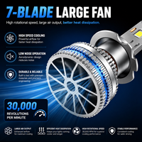 Phares LED Xview XA75 150W 38000lm Super Brillants pour Voiture H4 H11 Focos 9005 Phare H7 LED H4