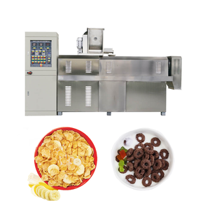 250 kg/h automático avena copos de maíz que hacen la máquina extrusora desayuno cereales línea de producción - Product Image 5