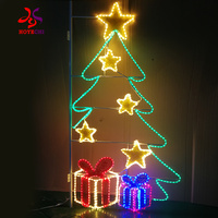 Luz LED 2D con Forma de Copo de Nieve para Exteriores, Decoración para el Hogar, Bodas, Halloween, Paisajes, Navidad, Siluetas para Ventanas, Clasificación IP65, Aluminio